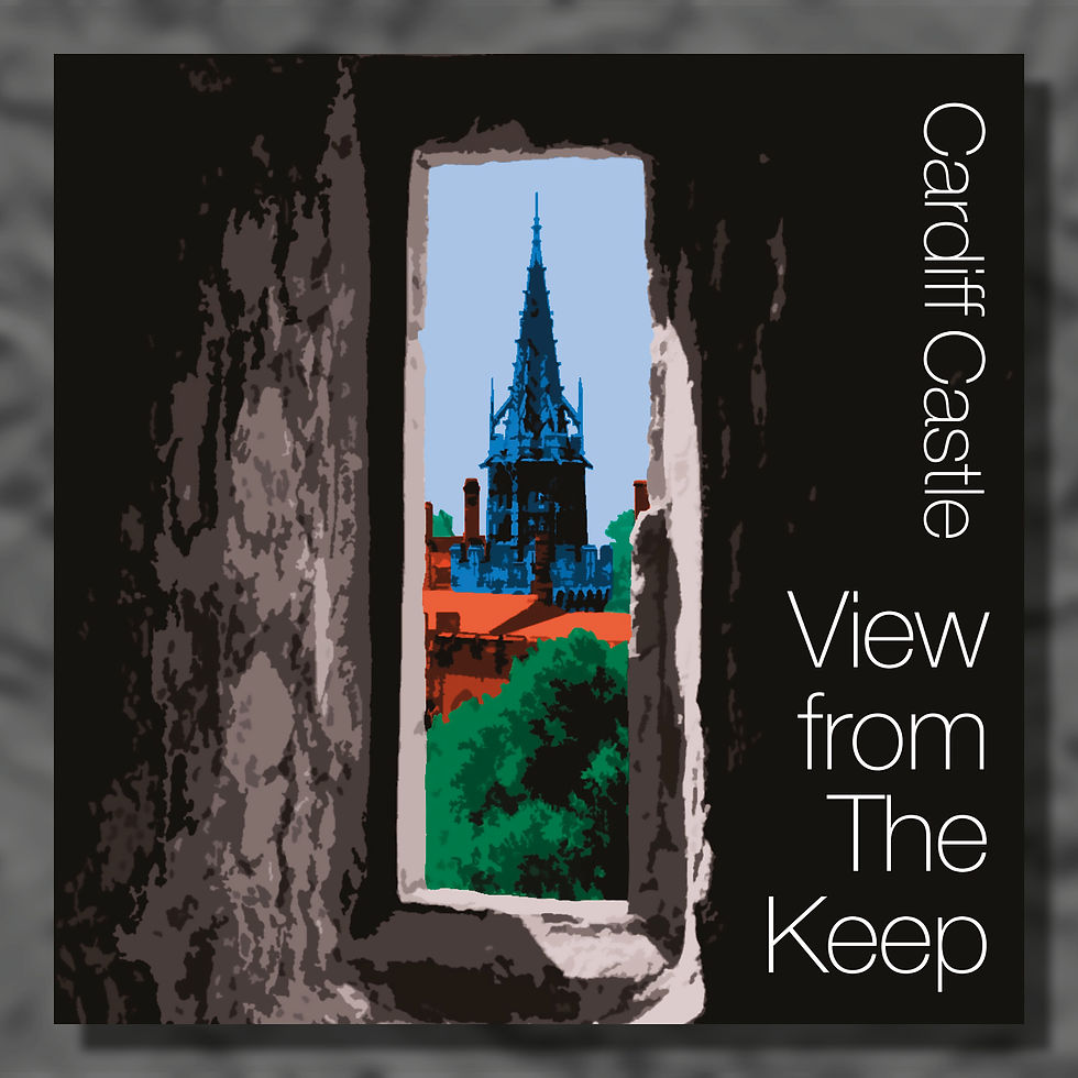 Cardiff Castle card - From the Keep