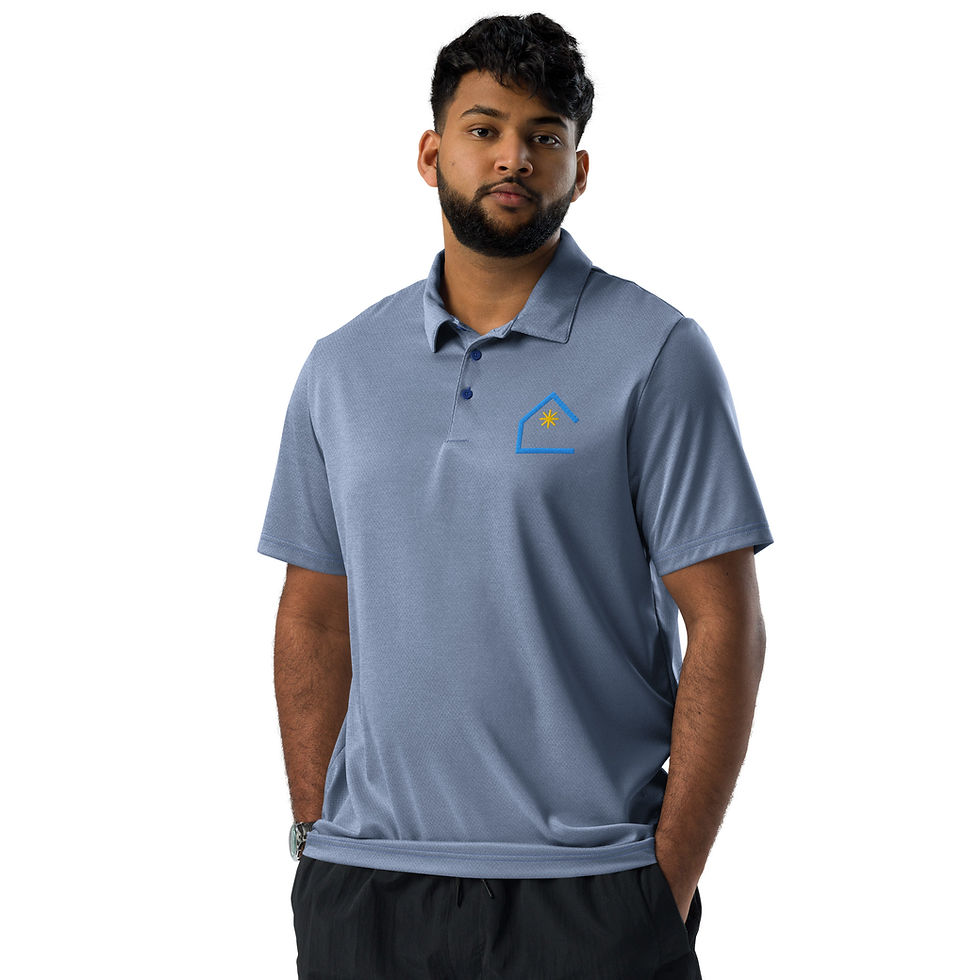 Thumbnail: adidas space-dyed polo
