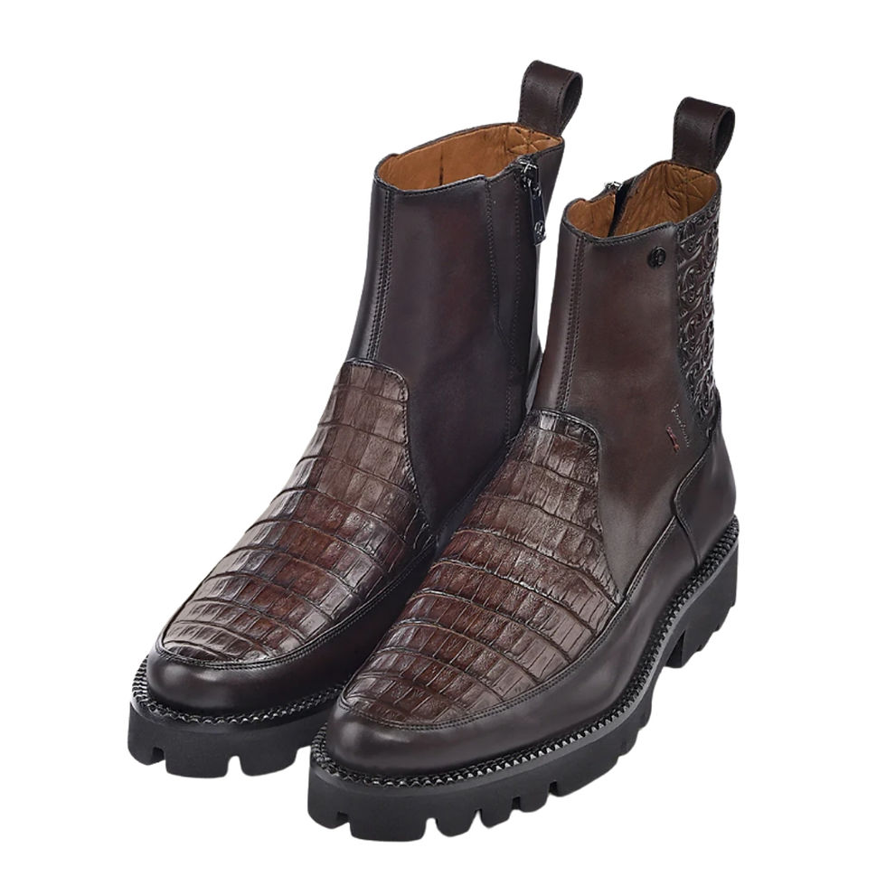 Miniatura: Botin Franco Cuadra  en piel genuina Caiman G97CWTS