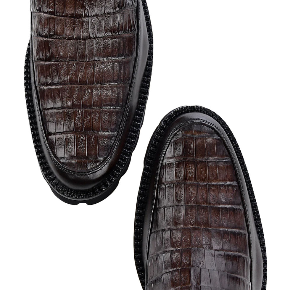 Miniatura: Botin Franco Cuadra  en piel genuina Caiman G97CWTS