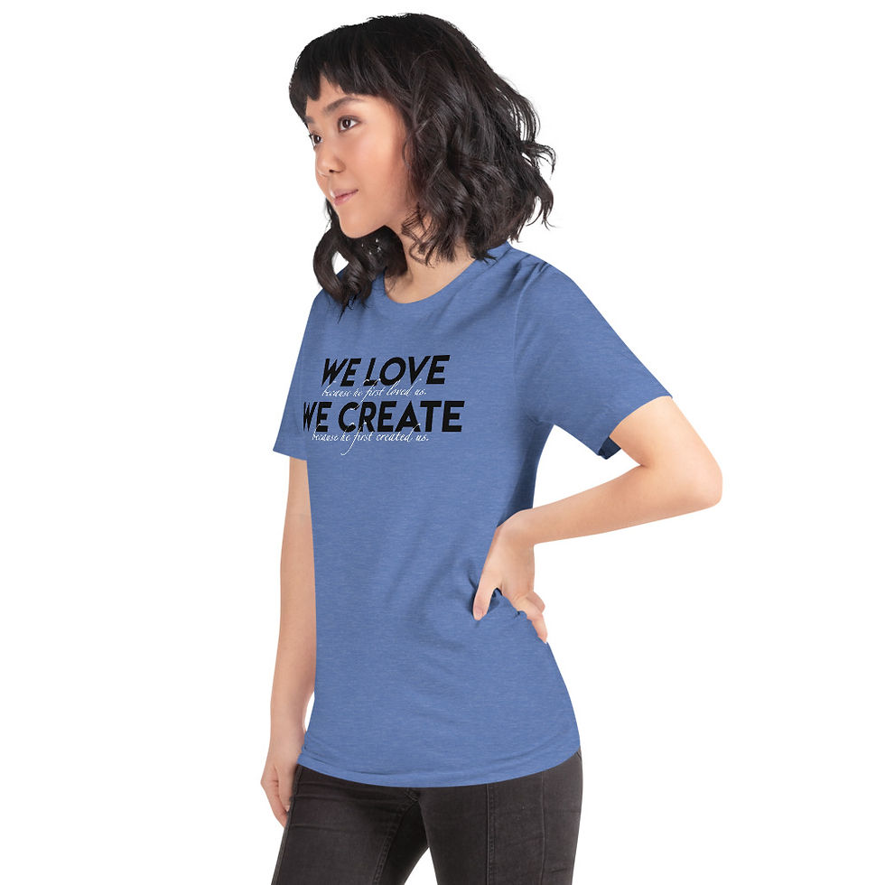 Thumbnail: We Love We Create Short-Sleeve Unisex T-Shirt