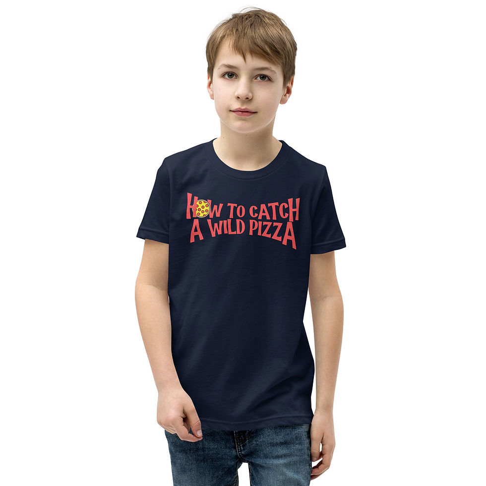 Thumbnail: How To Catch A Wild Pizza Youth Short Sleeve T-Shirt