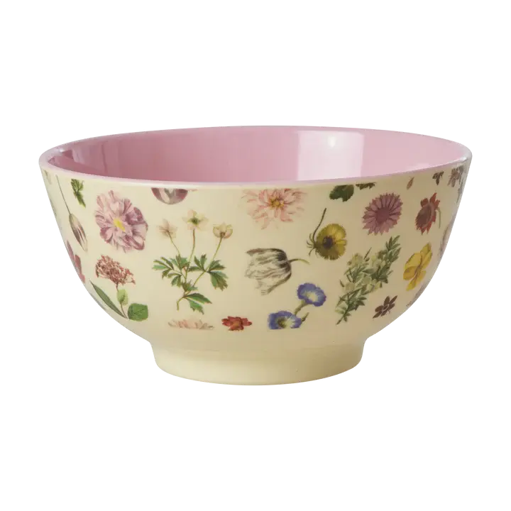 rice Schale Floras Dream Print Cream klein