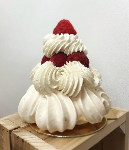 pavlova individuelle framboises