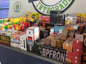 Operação Hórus apreende contrabando em fundo falso de veículo em Foz do Iguaçu
