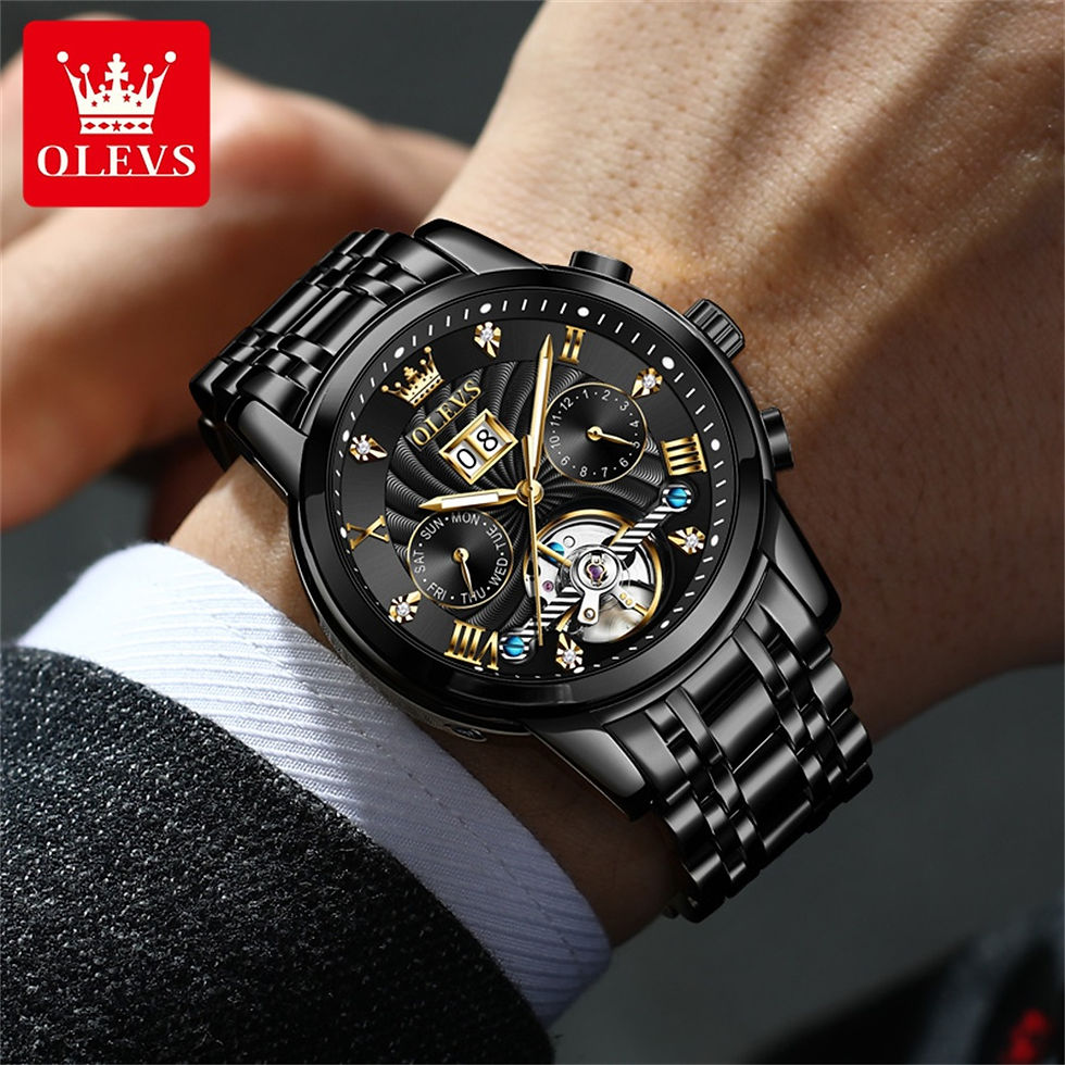 Miniatura: OLEVS Classic Men's Watches Tourbillon Multi-function Full Automatic Men Watch H