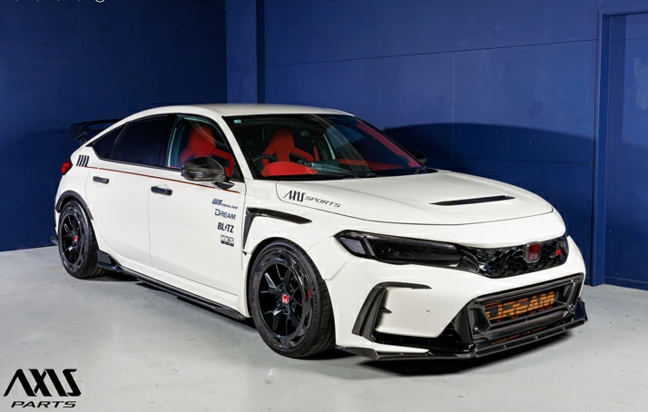 Thumbnail: Dry Carbon Fiber Front Side Skirt Covers, Type R Civic 2022+