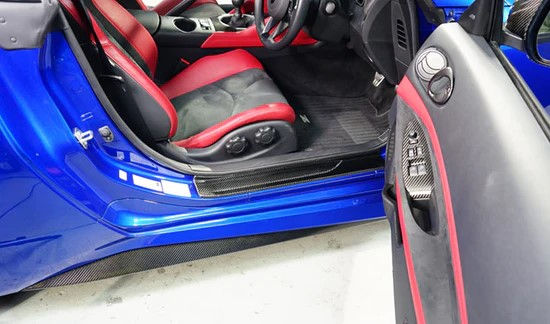 Thumbnail: Drycarbon Outer Scuff Plate Cover 2pcs  - 400Z/Fairlady Z