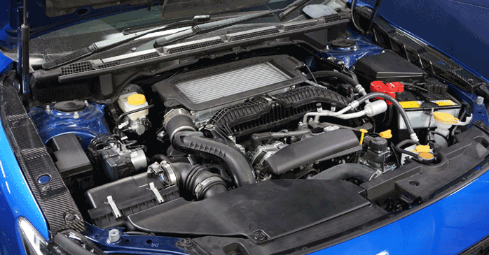 Drycarbon Engine Side Cover, 2022+ VB WRX