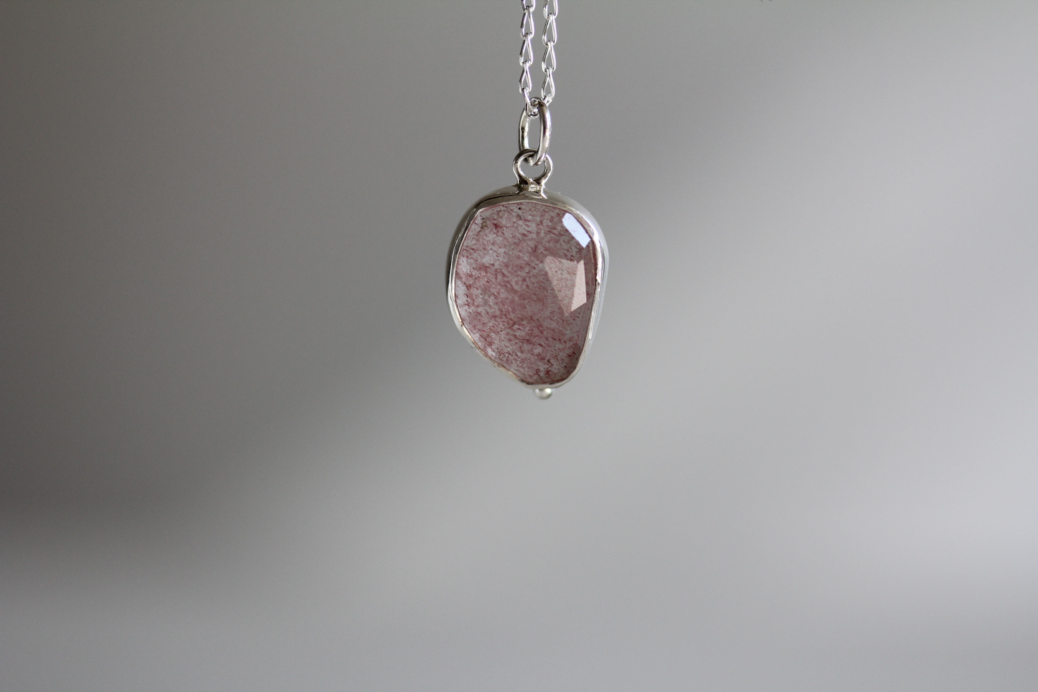 Strawberry Quartz Pendant