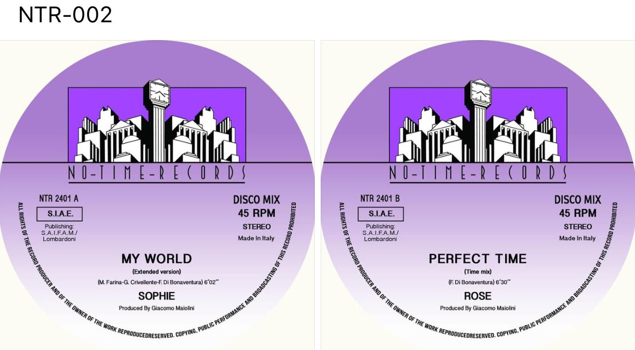 Sophie - My World - 12” 