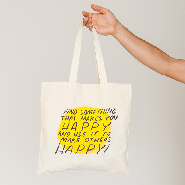 Happiness tote