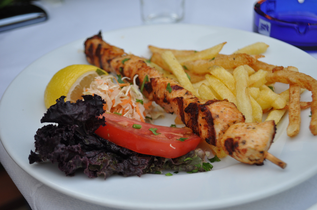 Arranged Food and Objects