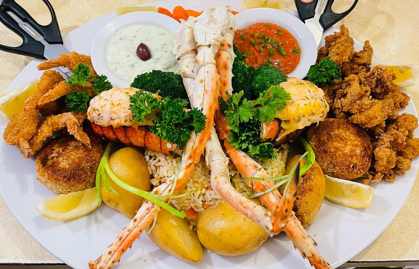 Arranged Food and Objects