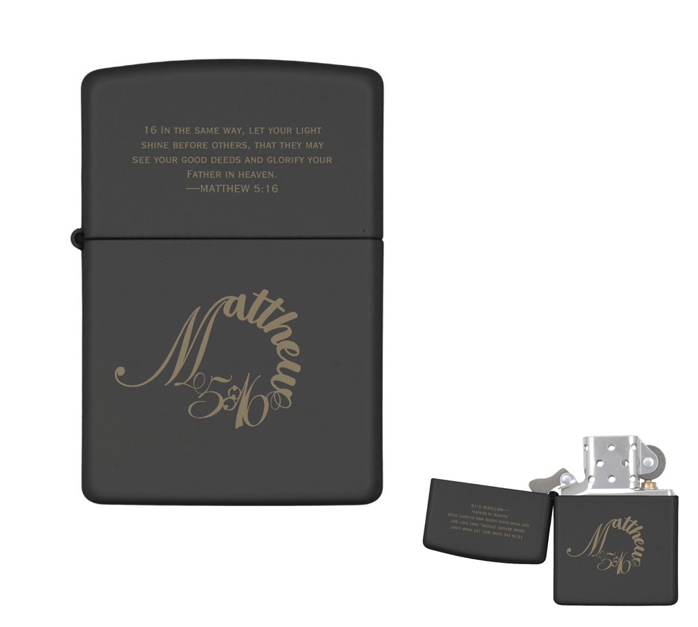 Matthew 5:15 Zippo Lighter