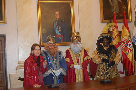 Reyes 2010 con la Alcaldesa Carmen Heras