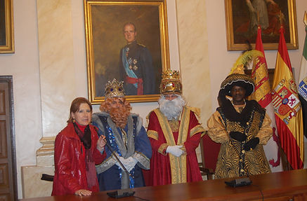 Reyes 2010 con la Alcaldesa Carmen Heras