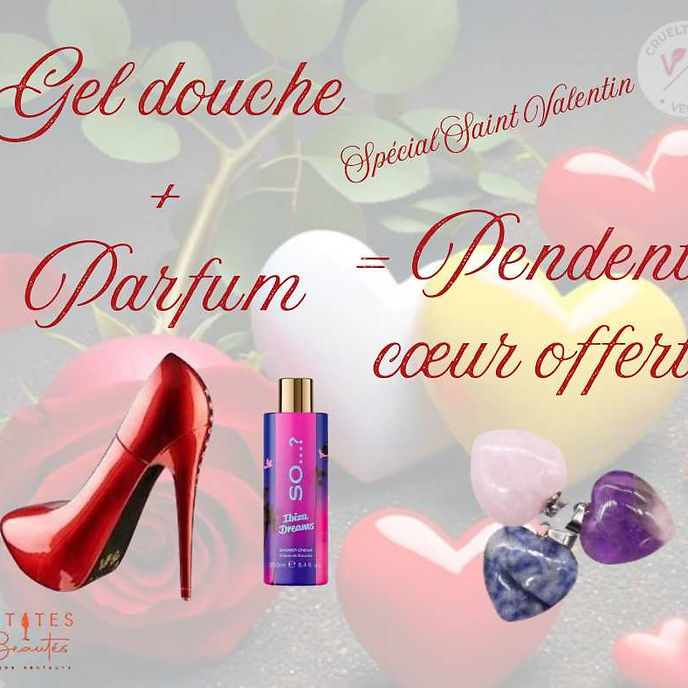 Coffret parfum design + gel douche