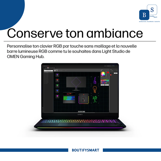 Miniature : HP OMEN MAX 16 -AH0000NF : Achat au meilleur prix, fiche techniques et caractéristiques en vente à Abidjan