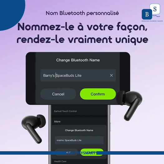 Miniature : Ecouteurs Bluetooth Oraimo SpaceBuds Lite – Écouteurs TWS Sound360 en promo chez Boutifysmart à Abidjan