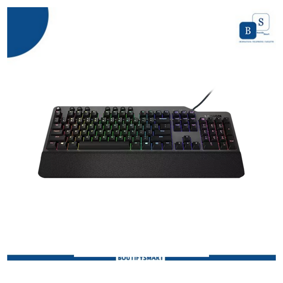 Clavier gaming mécanique Lenovo Legion K500 RGB – AZERTY Français en Promo chez BoutifySmart à Abidjan