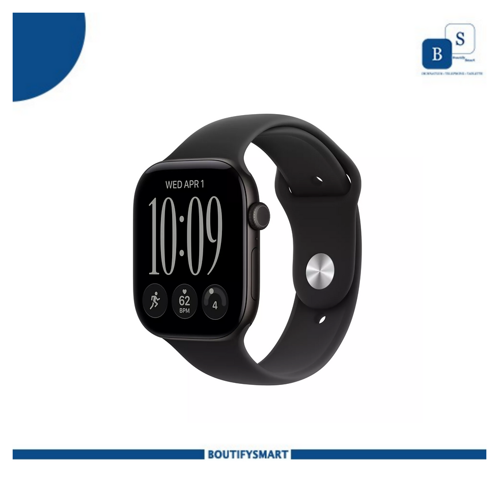 Apple Watch Series 12 GPS 46 mm - Gris sidéral en Promo chez BoutifySmart à Abidjan