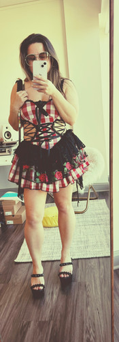 Disco Lemonade "Rosey Picnic" Dress