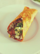 Quinoa, Egg, Bacon, & Avocado Burrito