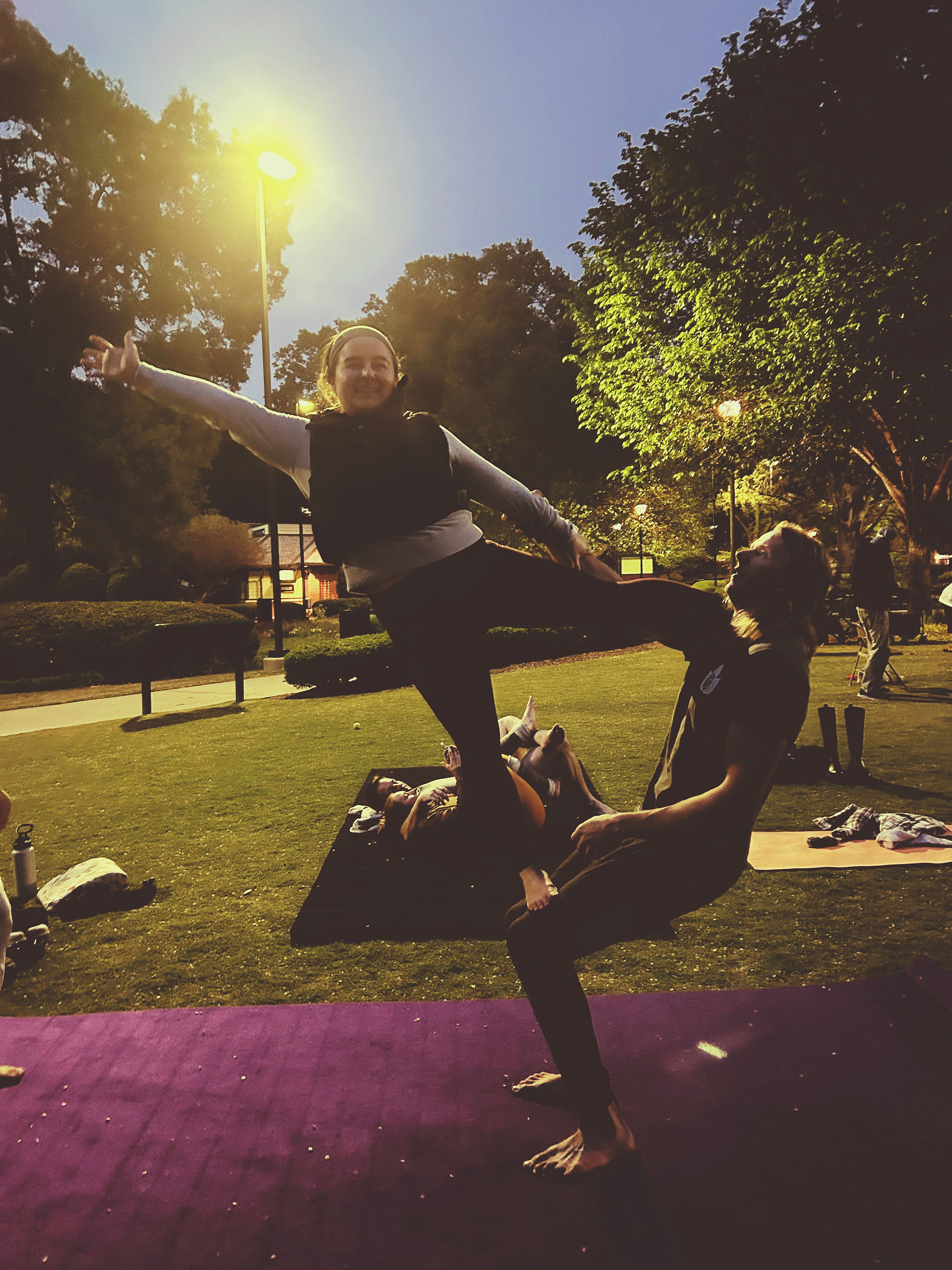 Flying in Acro Yoga