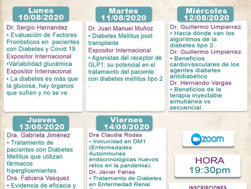 Congreso Nacional de Endocrinología Cuenca 2020