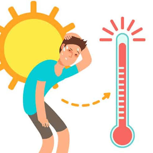 El golpe de calor