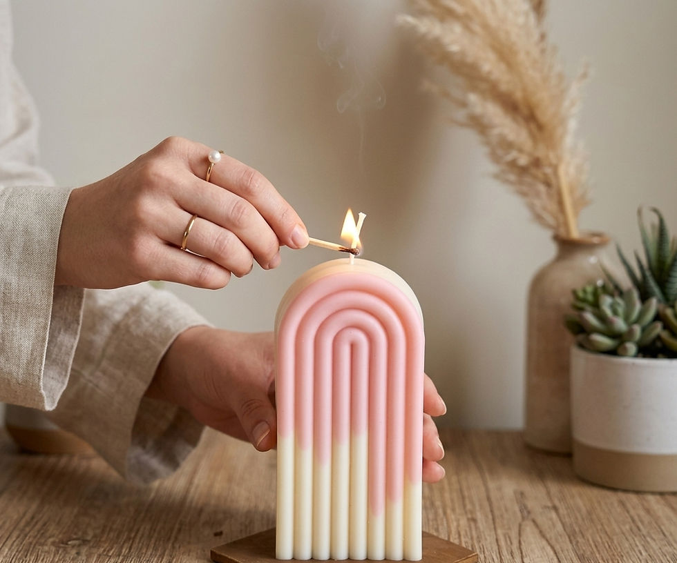 Thumbnail: Handmade Arch Candle