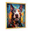 Thumbnail: Designart "Bull Terrier Boldness I" Animals Dog Framed Wall Decor