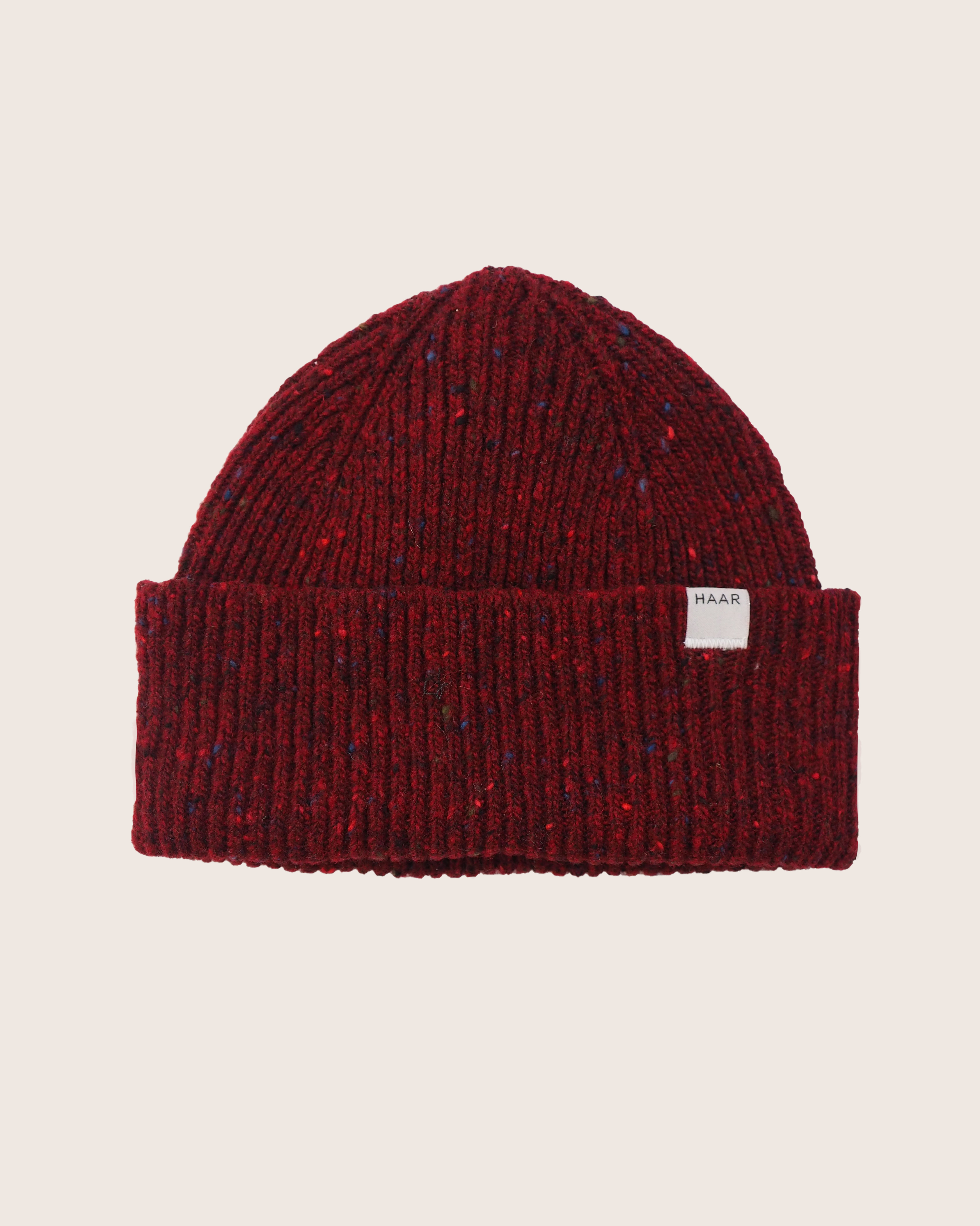 Donegal Wool Beanie - Red