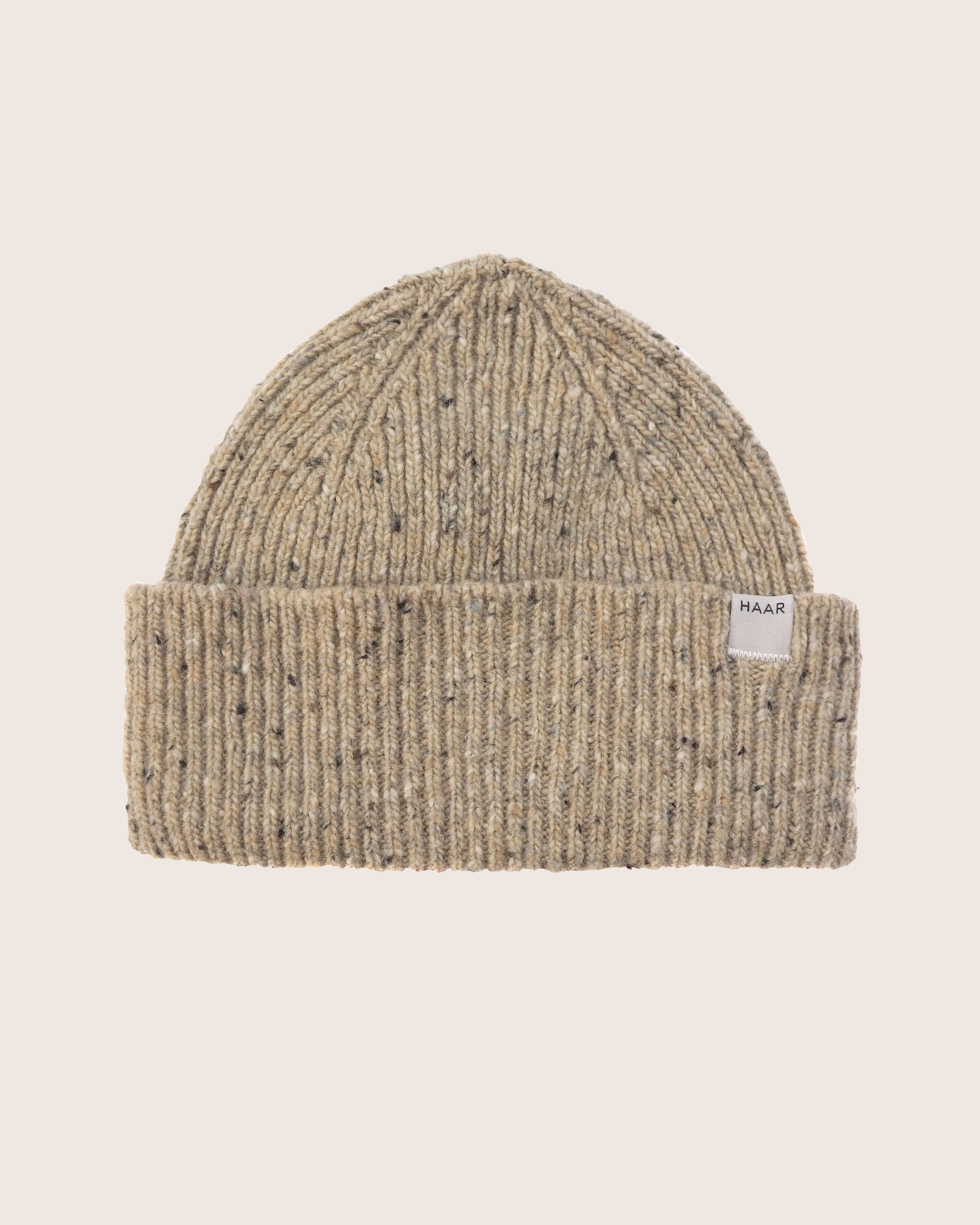 Donegal Wool Beanie - Oat