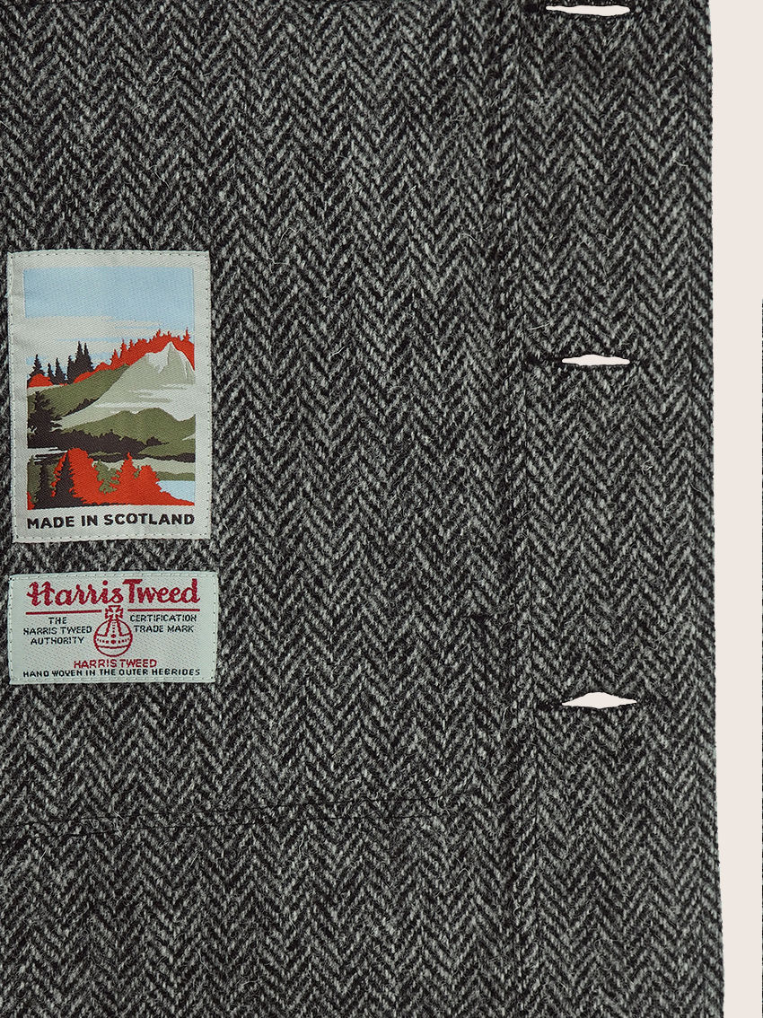 Thumbnail: Harris Tweed CPO - Granite Grey Herringbone