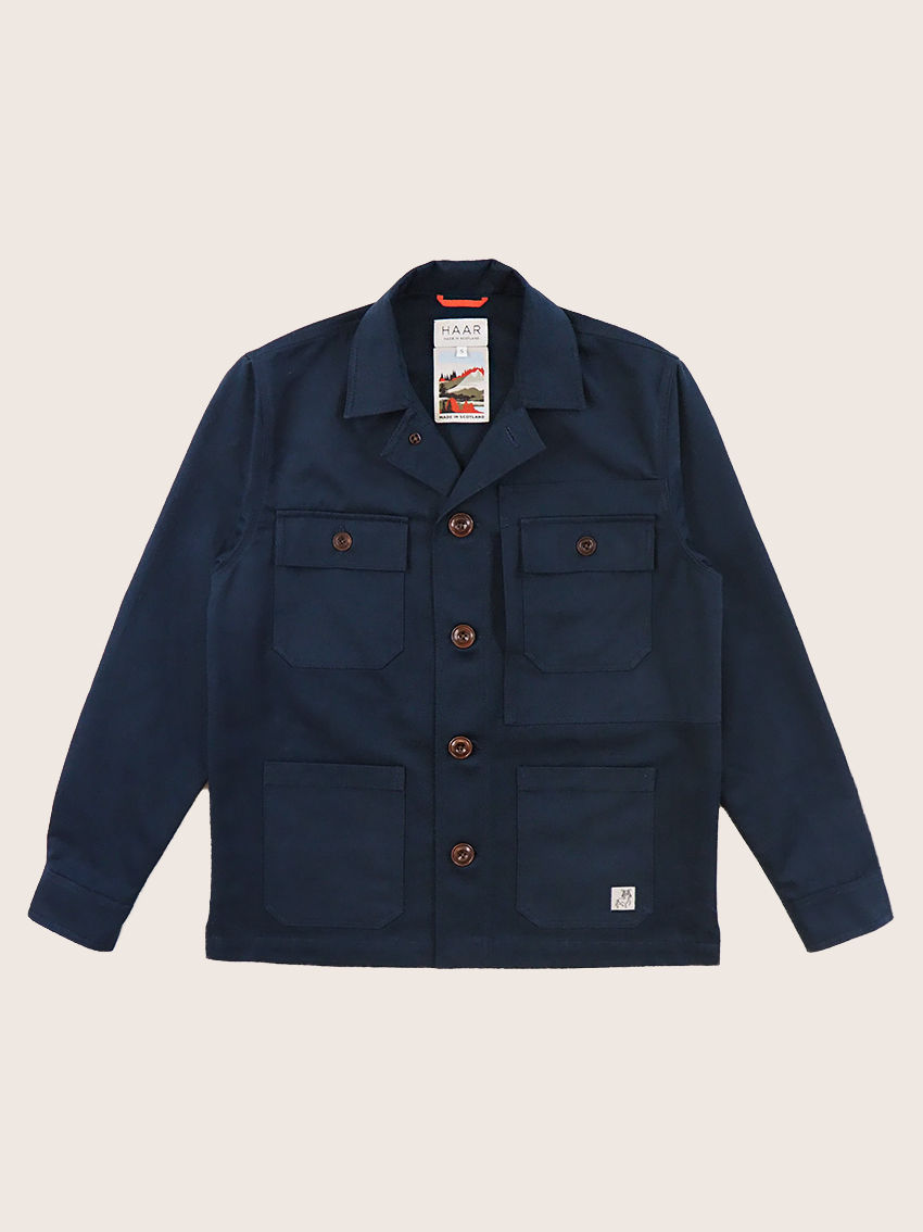 Thumbnail: Sanded Twill Pocket CPO - Navy