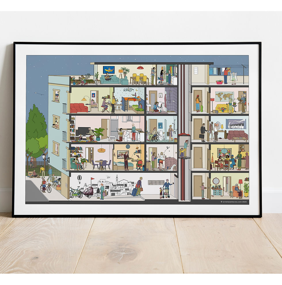Miniatura: Gran formato "Universo ZOOM IN" .   (serie  numerada)