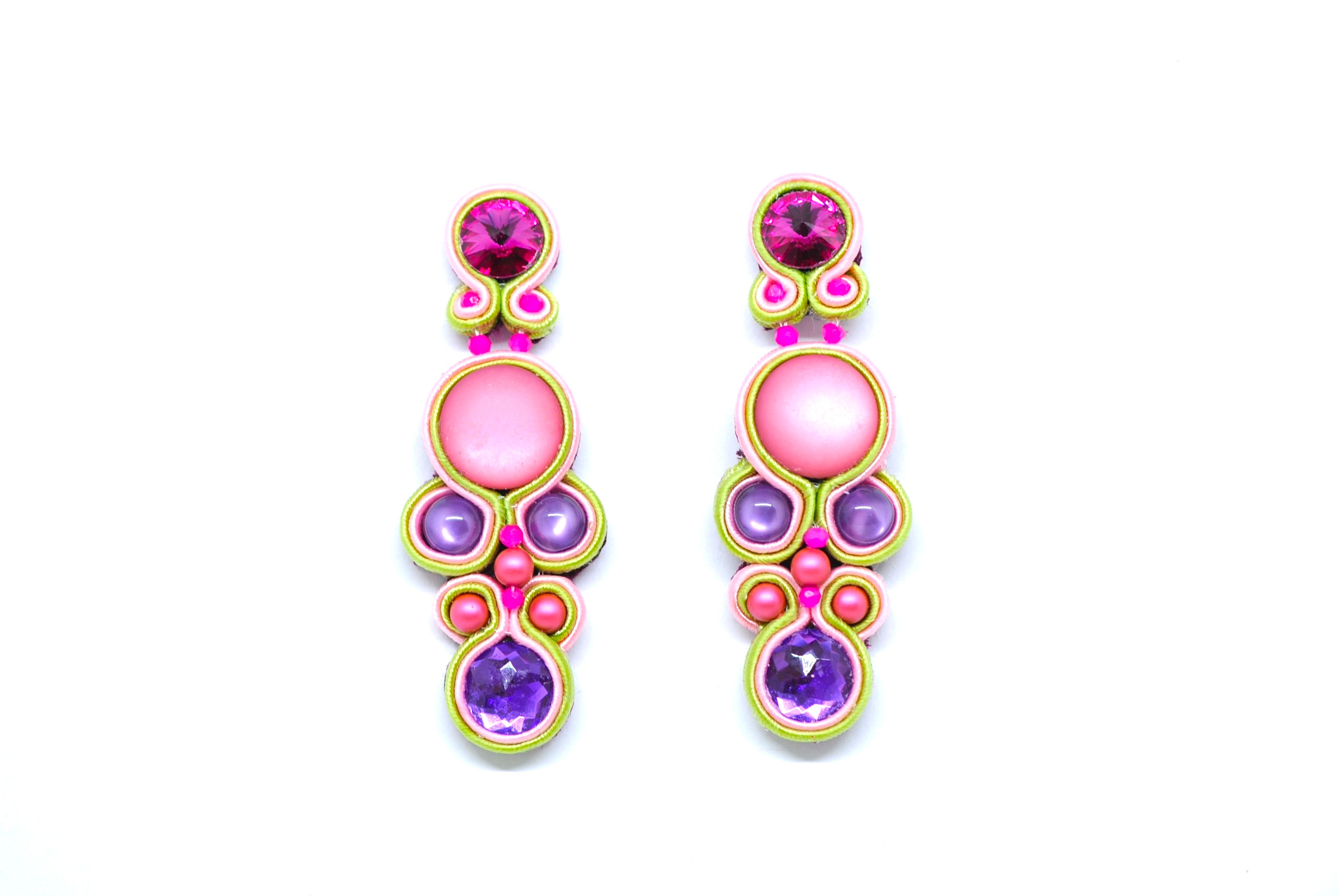 Prachtvoller Soutachohrring aus dem Atelier LYNX