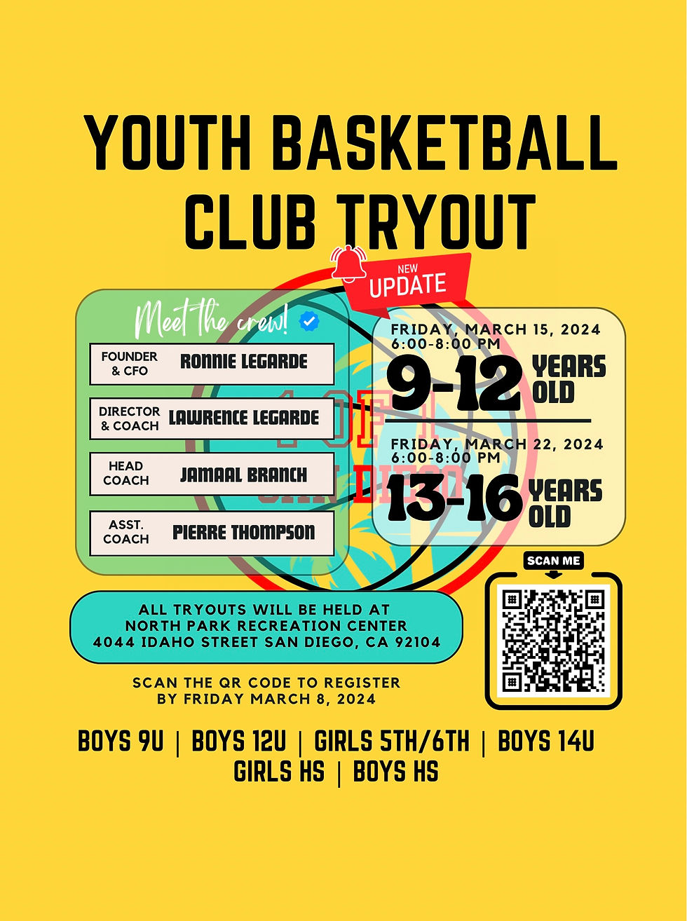 Spring 2024 Tryouts