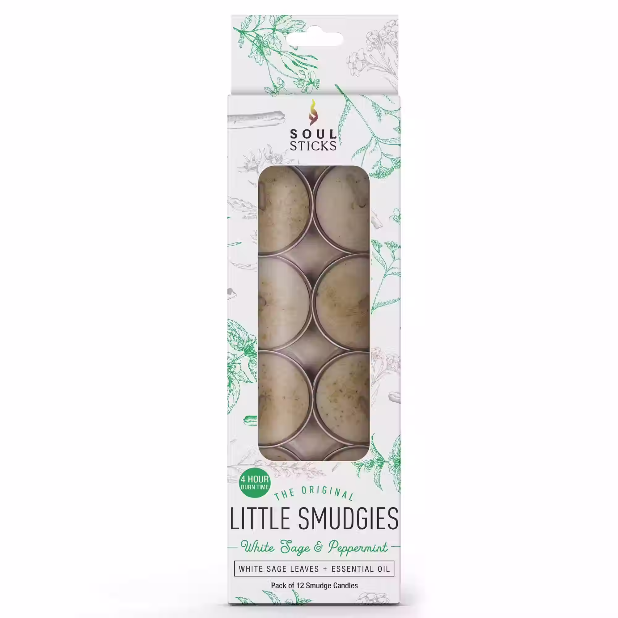 White Sage & Peppermint Little Smudgies