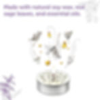 Thumbnail: Selenite, Sweetgrass & Sage Manifestation Smudgie