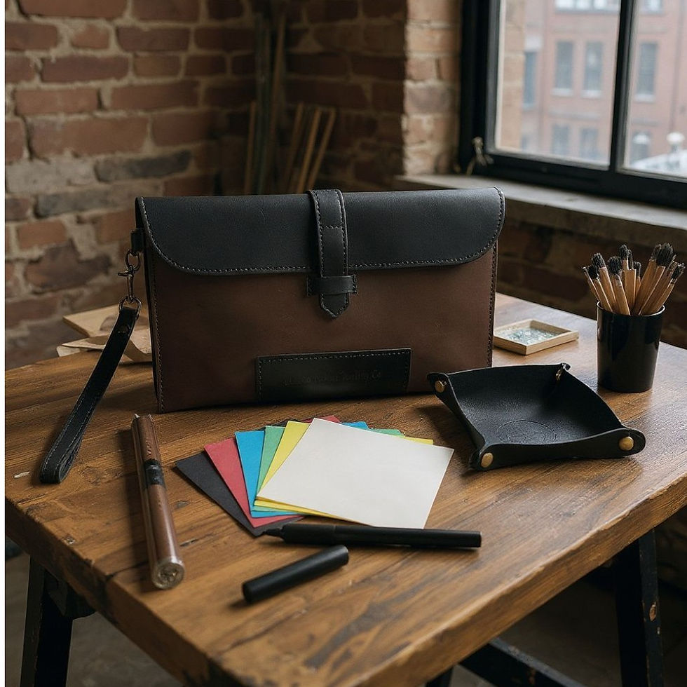 Leather Manifestation Kit - Coffee 2-tone