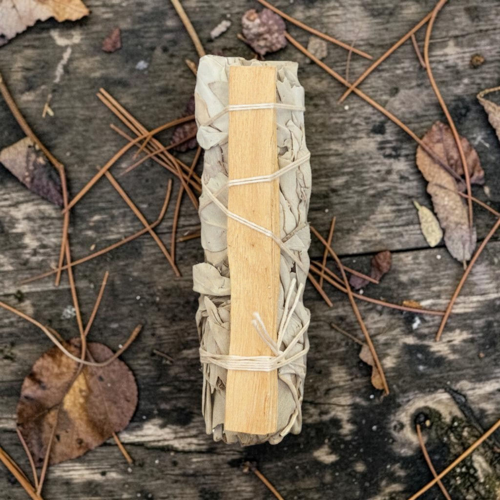 White Sage with Palo Santo Smudge