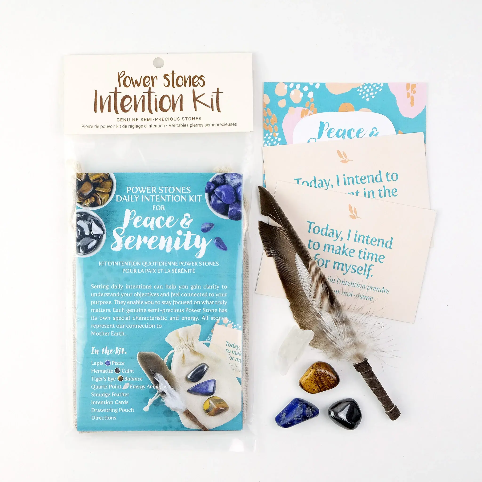 Power Stone Intention Kit for Peace and Serenity