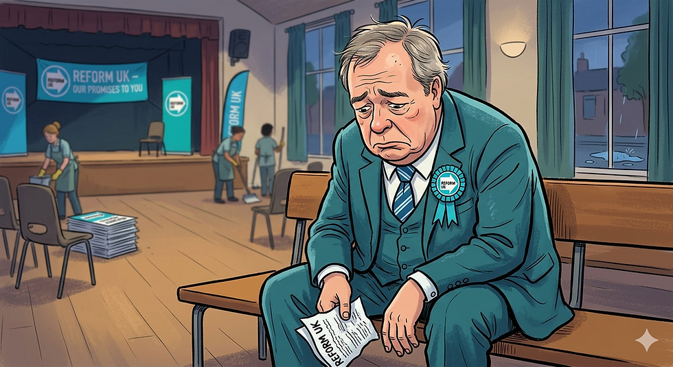 Literally no one surprised as Reform councillor sacked