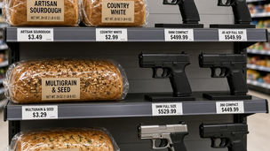 US shoppers forced to choose between food and guns