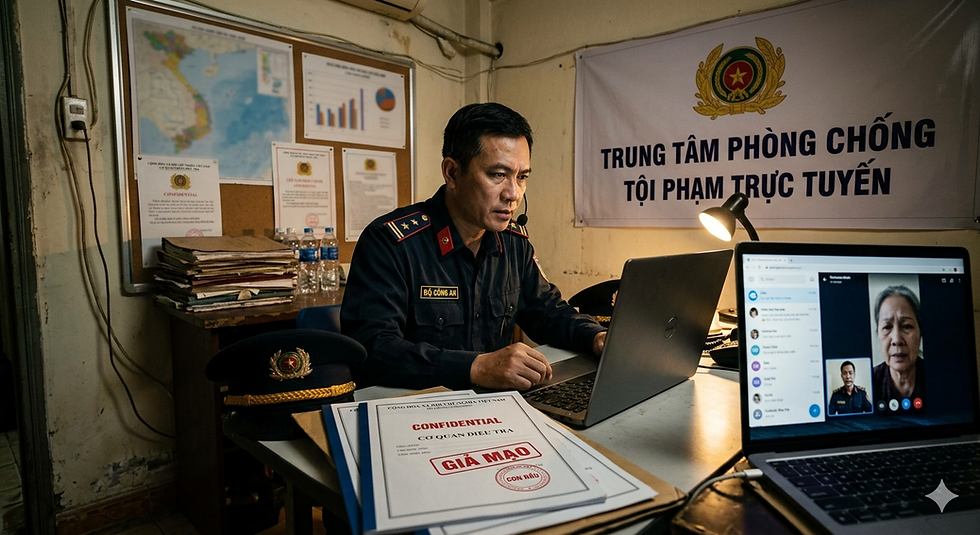 Kịch bản giả danh Công an/ Viện kiểm sát để lừa đảo