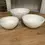 Thumbnail: Hand carved Timber White Bowls -  Set of 3