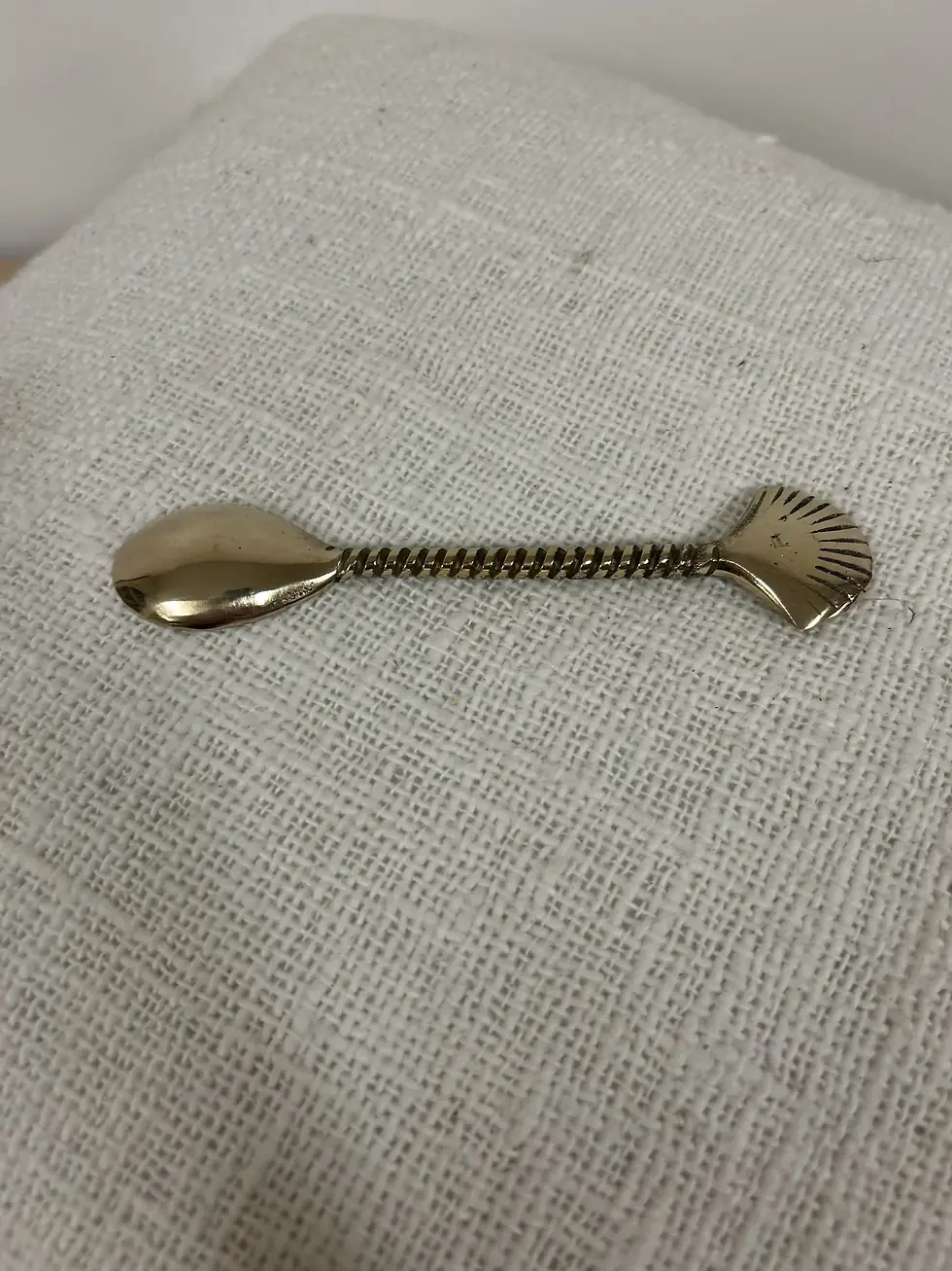 Thumbnail: Brass Pineapple Teaspoon